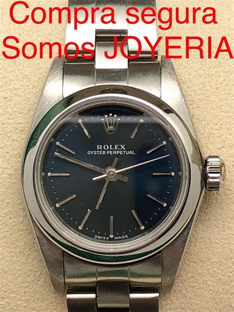 pulsera rolex plata|Rolex oyster perpetual mujer.